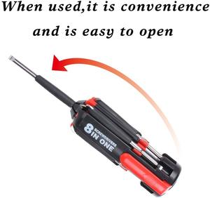 Multi-function Screwdriver <strong>8</strong> <strong>in</strong> <strong>1</strong> Turn Screw Kit Tool Set With 6 LEDs Flashlight - Product Image 5
