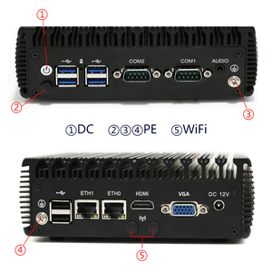 松田POS无风扇设计桌面防火墙迷你电脑低功耗硬件工业电脑 - Product Image 2