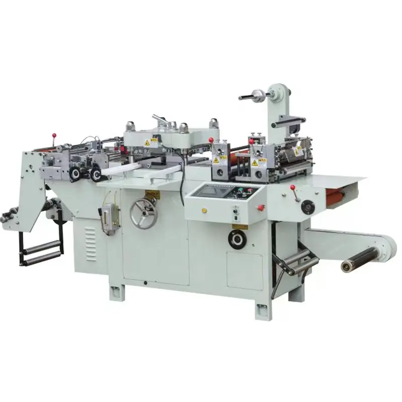 Top Hot SHIYU SY450 Rolo Para Rolo Etiqueta Máquina de Corte com sheeter