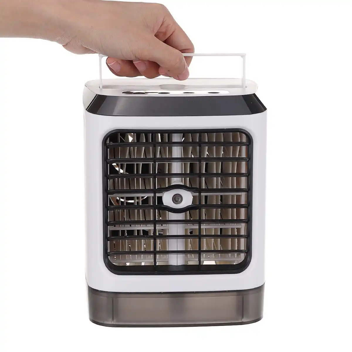 OEM Portable Air Conditioner Fan Mini Evaporative Air Cooler with 7 Colors LED Light High Quality Professional Air Fan