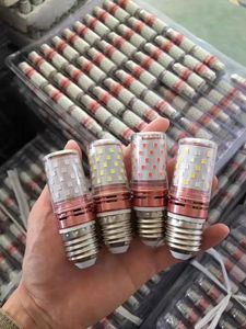 <strong>LED</strong> Corn Bulb Light 110V <strong>E11</strong> E12 52chips 5W Ceramic E14 Bulb G4 G8 G9 <strong>LED</strong> Decorative Interior Lighting Bulb E17 BA15D Base