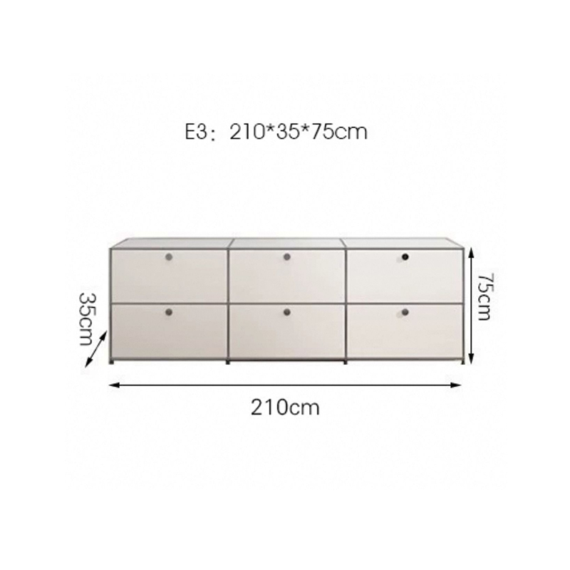 Armoire simple blanche e3