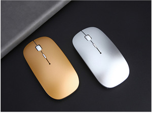Logo personalizzato a buon mercato prezzo 1600 DPI 2.4G e BT ricevitore del Computer Super sottile ottico tipo-C USB Mouse Wireless per PC portatile - Product Image 4