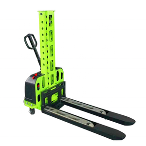 Apilador de carga automática completamente eléctrico Elevador de palés portátil Descarga 2T Capacidad 1100mm Altura de elevación para camión con CE - Product Image 1