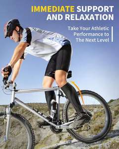 Maßgefertigte Waden-Kompressionsmanschetten für Sport, Schienbeinschmerzen & Laufregeneration 20-30mmHg Kompressions-Beinmanschetten - Product Image 6