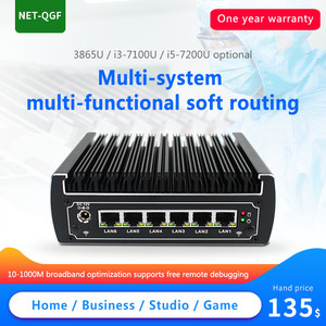3865U / I3-7100 / I5-7200 Six Network Port Gigabit Soft Router Mini <strong>Computer</strong> Host Home Office Embedded Industrial <strong>Control</strong> Comput - Product Image 2