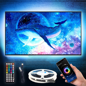 <strong>LED</strong> RGB TV Backlight 5V USB Controller with Music Sync Color Changing RGB TV Strip - Product Image 2