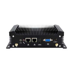 HXzc Fanless Desktop PC Mini Low Power 2 Ethernet <strong>Linux</strong> Ubuntu Industrial Computer with DDR4 Mini Barebone Hardware Software New - Product Image 1