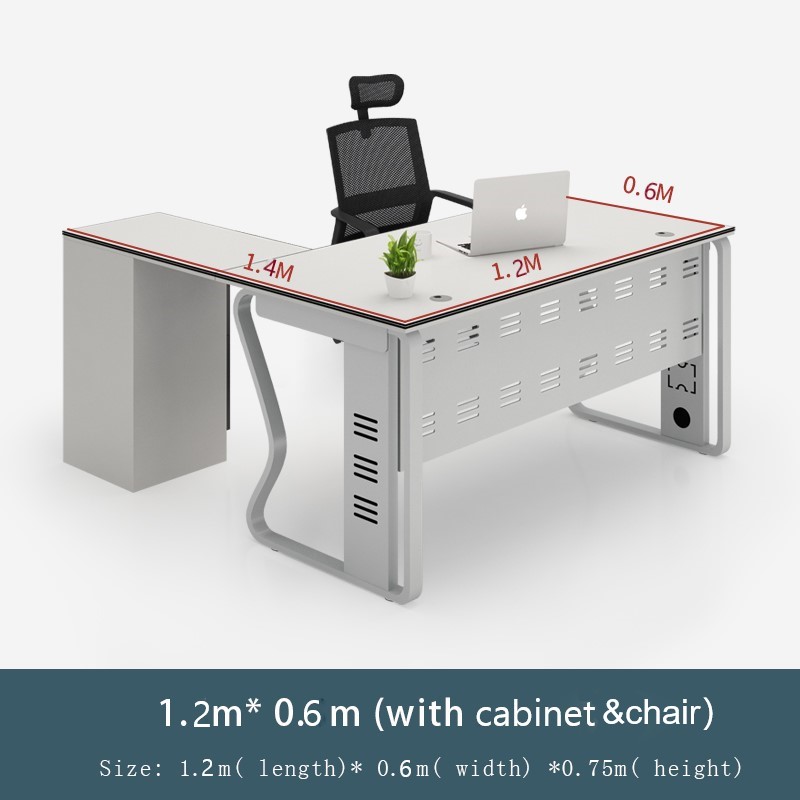โต๊ะ + ลิ้นชัก + เก้าอี้ขนาด1.2ม.