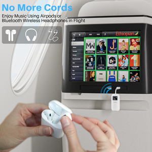 1Mii Bluetooth 5.2 Audio Transmitter für mehrere Verbindungen 3,5mm AUX Bluetooth Adapter Drahtloser Sender für Flugzeug, TV - Product Image 3
