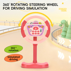 Kyk Children Steering Wheel <strong>Toy</strong> Vertical Seven Key Simulation <strong>Best</strong> Gift for Kid Early Educational <strong>Toy</strong> for Girl and Boy - Product Image 3