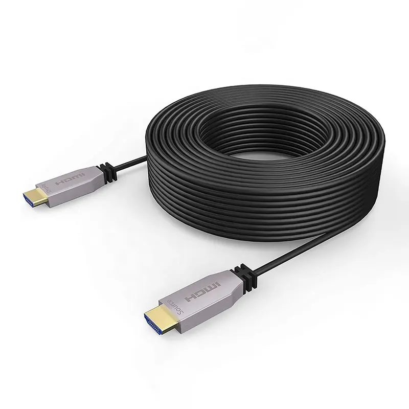 Câble HDMI à fibre optique haute vitesse 4K UHD 2.0V 20V 4K 60Hz 5M 10M 15M 20M 25M 30M 50M 100M 120M 150M 200M 300M AOC Câble HDMI