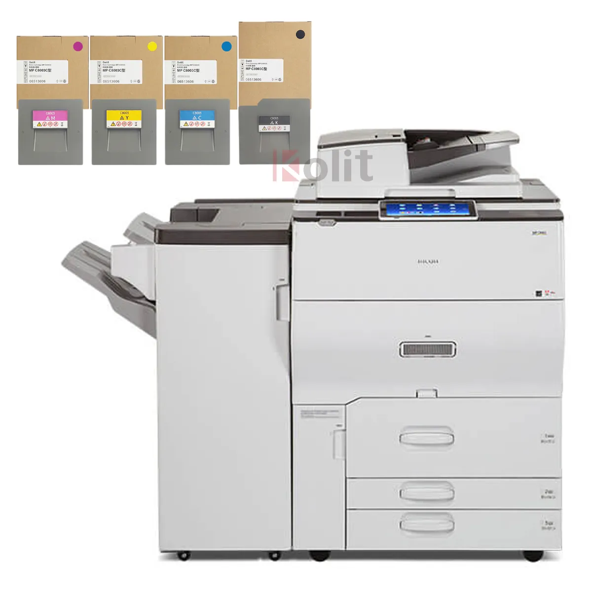 Machine de copieur de qualité supérieure MPC6503 copieur de scanner d'imprimante Fotocopiadora utilisé et remis à neuf pour Ricoh MPC6503 C8003