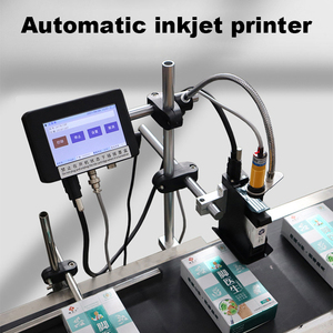 Chargencode Logo Tintenstrahldruck Codierung Markierungsmaschine Verfallsdatum Online automatischer Tintenstrahldrucker für Glas-Plastikflasche