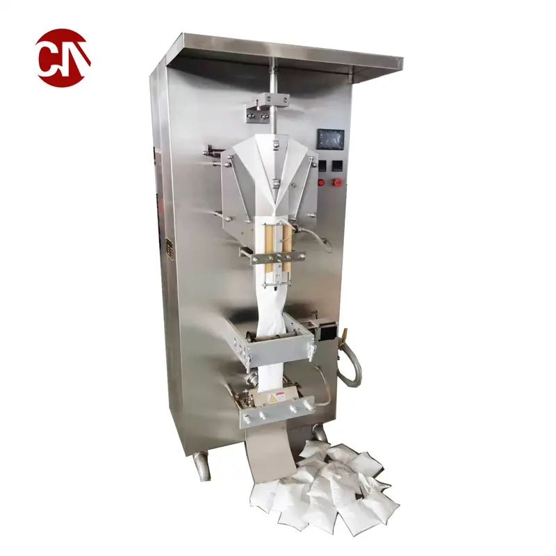 Automatic vertical concentrated juice filling machine multilane fruit juice liquid irregular shaped sachet pouch packing machine