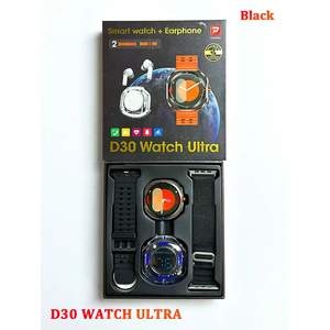 <strong>2025</strong> Relojes Sport Smart Watch D30 ultra Watch 7 Earphone 2 in 1 Set 2 Strap 1.52&quot; BT Call Heart Rate Smart Watch with Earbuds - Product Image 4