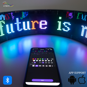 RGBフレキシブルLEDディスプレイダイナミックアート設置用DIY LEDサインカーサインボードUSB電源屋外OEM小売業者