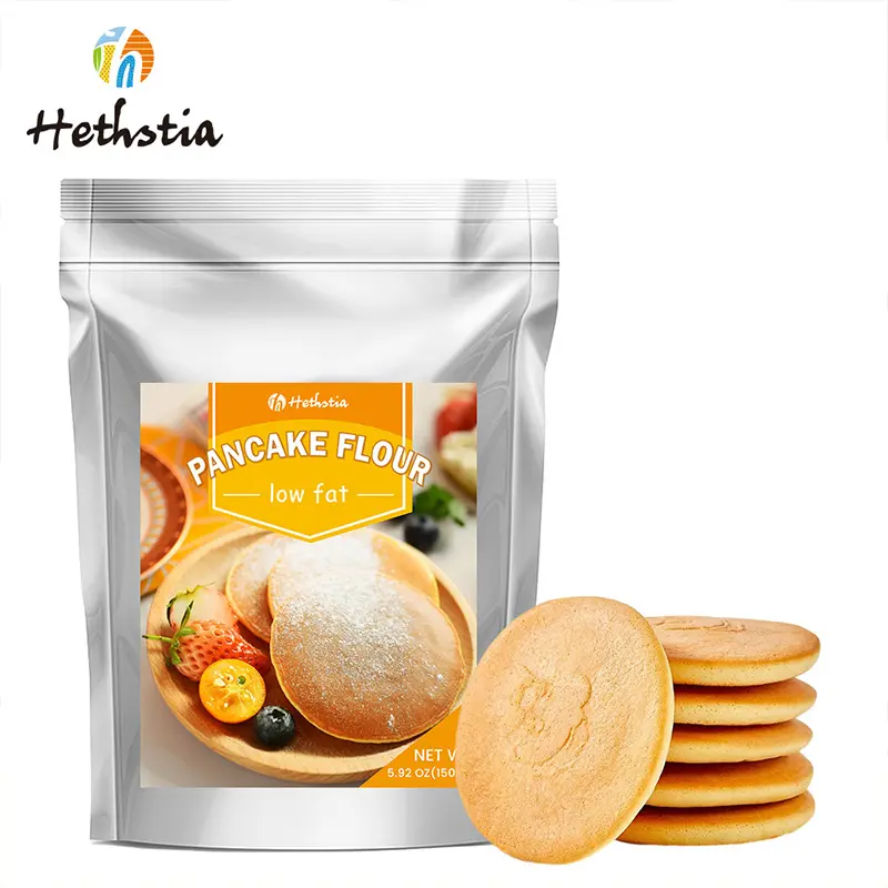 Hethstia Pancake Powder Low Sugar Low Calorie Keto Friendly Original Fluffy Pancake Waffle Mix para diabéticos