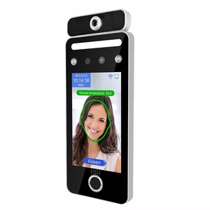 Sensor de temperatura con Control de acceso facial, lector de código QR, TCP/IP, WIFI, Control de acceso de reconocimiento facial IA - Product Image 2