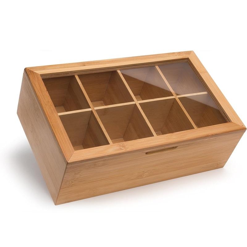 8 Compartment bamboo