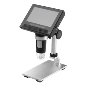 Microscopio electrónico Digital USB de 1000x2,0 MP DM4 Pantalla LCD de 4,3 "Microscopio VGA con soporte de 8 LED para reparación de placa base PCB - Product Image 1