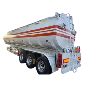 Yenilebilir yağ, dizel ve benzinli taşıma için büyük kapasiteli 45000L çelik Tank yarı römork - Product Image 1