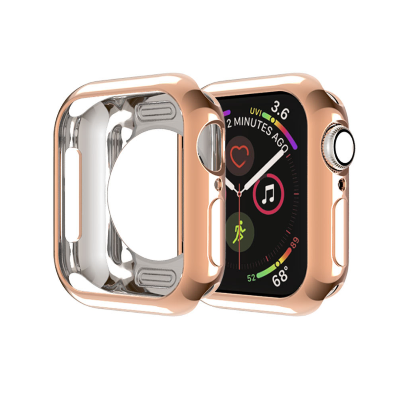 Mitad caja de oro rosa