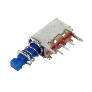 Blocco blocco PCB interruttore a pulsante DPDT 6 Pin DIP A05 autobloccante interruttore a chiave diritta - Product Image 1