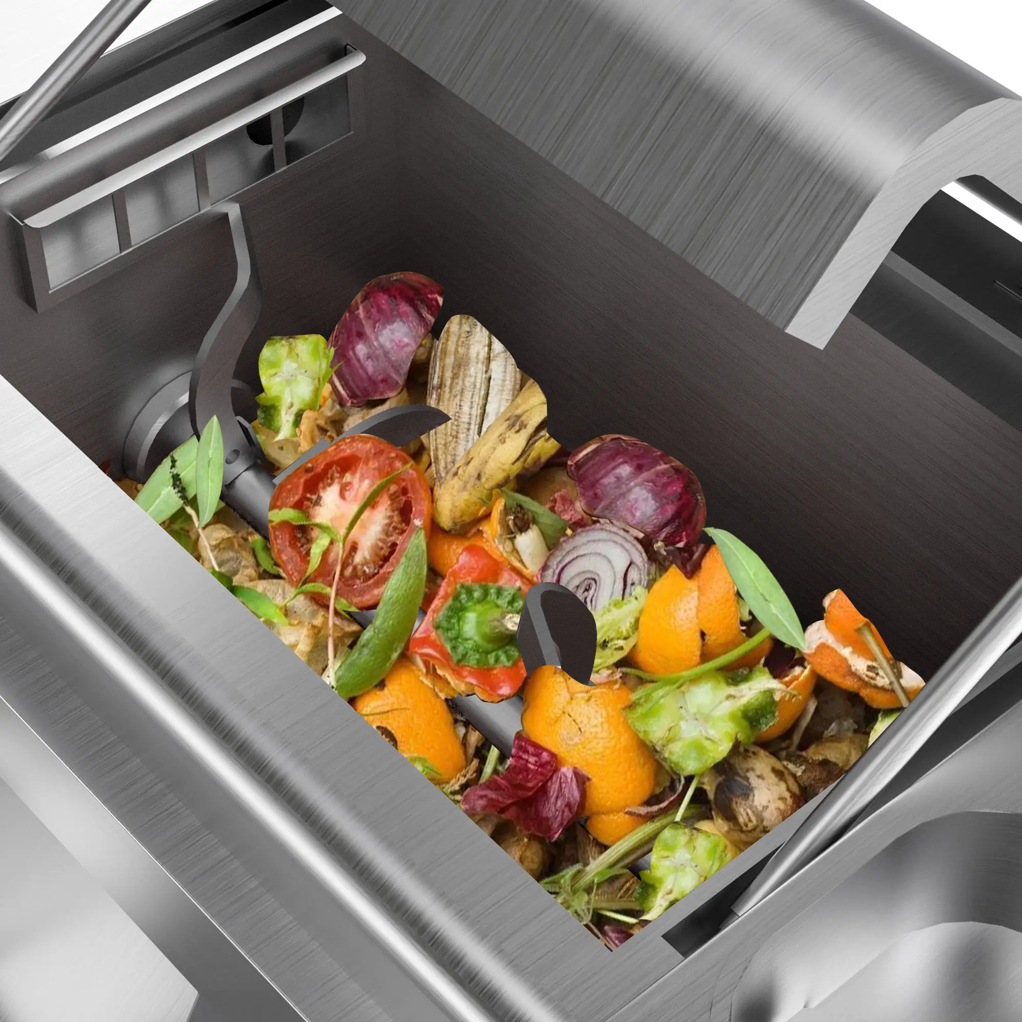 Sunefun 50kg broyeur de déchets alimentaires gallet dispos de déchets poubelle recycler compost combo décomposer efficacement les déchets alimentaires
