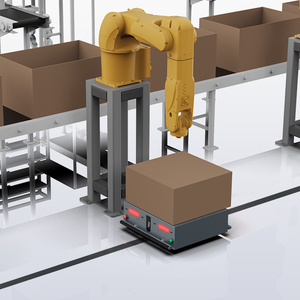 <strong>Automated</strong> Guided Vehicle 50kg Load Capacity Intelligent <strong>Handling</strong> Trolley for Factory Logistics With Remote Control <strong>System</strong> - Product Image 3