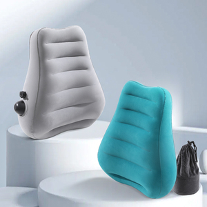 Hot Bán thiết kế mới Inflatable thắt lưng trở lại chân chân hỗ trợ gối thoải mái du lịch xách tay độ cao chân gối cho thư giãn - Product Image 1