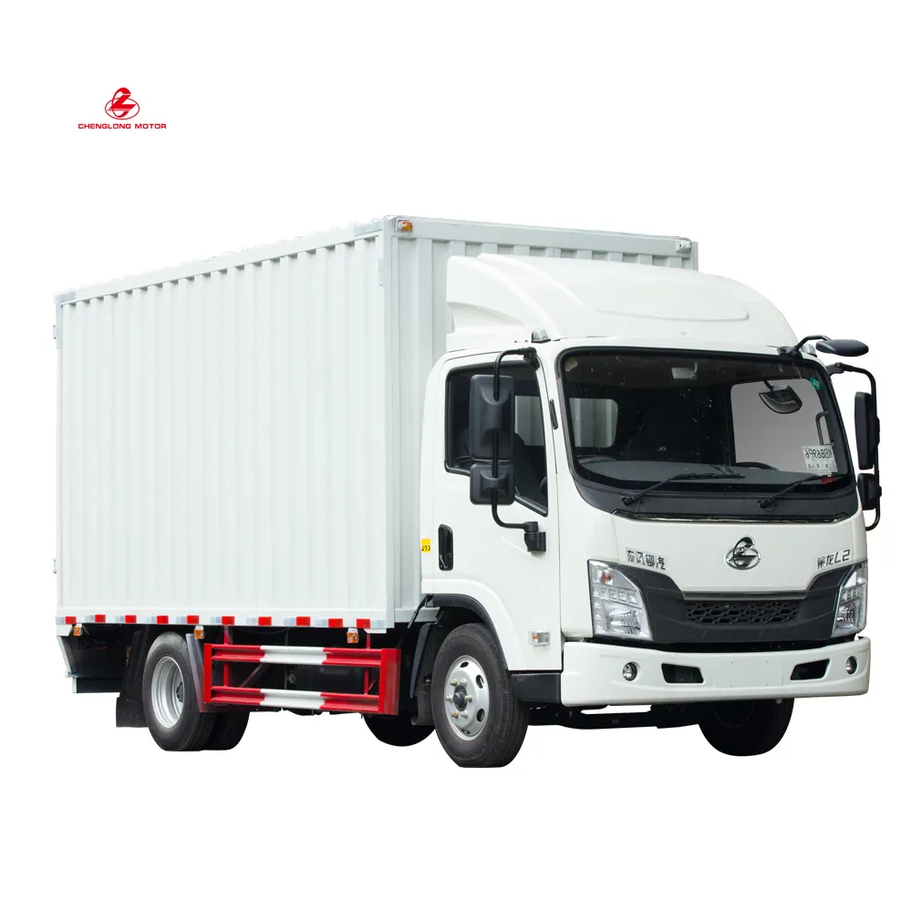 Dongfeng caminhão de carga usado, camiões de carga esquerda euro 5, diesel, luz 116 hp 4x2, pequena coluna com placa para caminhões de carga