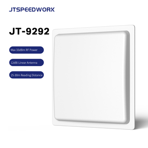 JT-9292 UHF RFID lettore a lungo raggio 15-30m 12dBi polarizzazione TCP IP RFID lettore di controllo di accesso per Smart Card lettore USB RFID