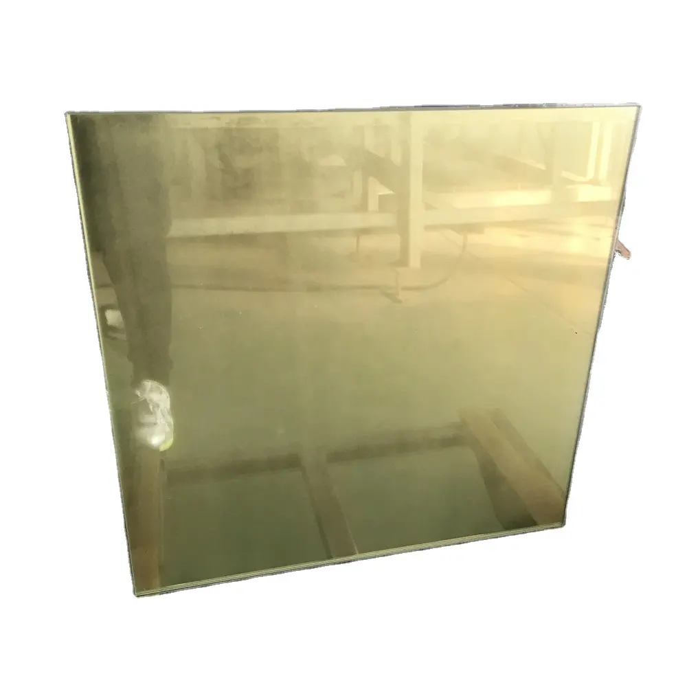 Golden Color Laminated Mirror Glass