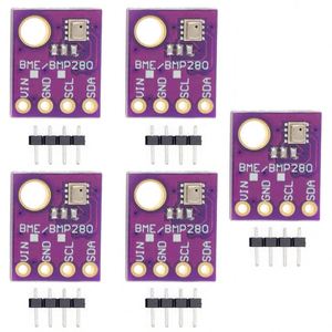 温度湿度センサーモジュールI2C SPI大気圧センサー,BMP280デジタル3.3V 5V温度圧力 - Product Image 1