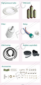 Sequentielle Einspritz kist mit zwei Kraftstoffen 4 Zylinder cng abgeschlossen Umbaus atz für Autogas Auto GNV Einspritz system zum Verkauf - Product Image 6