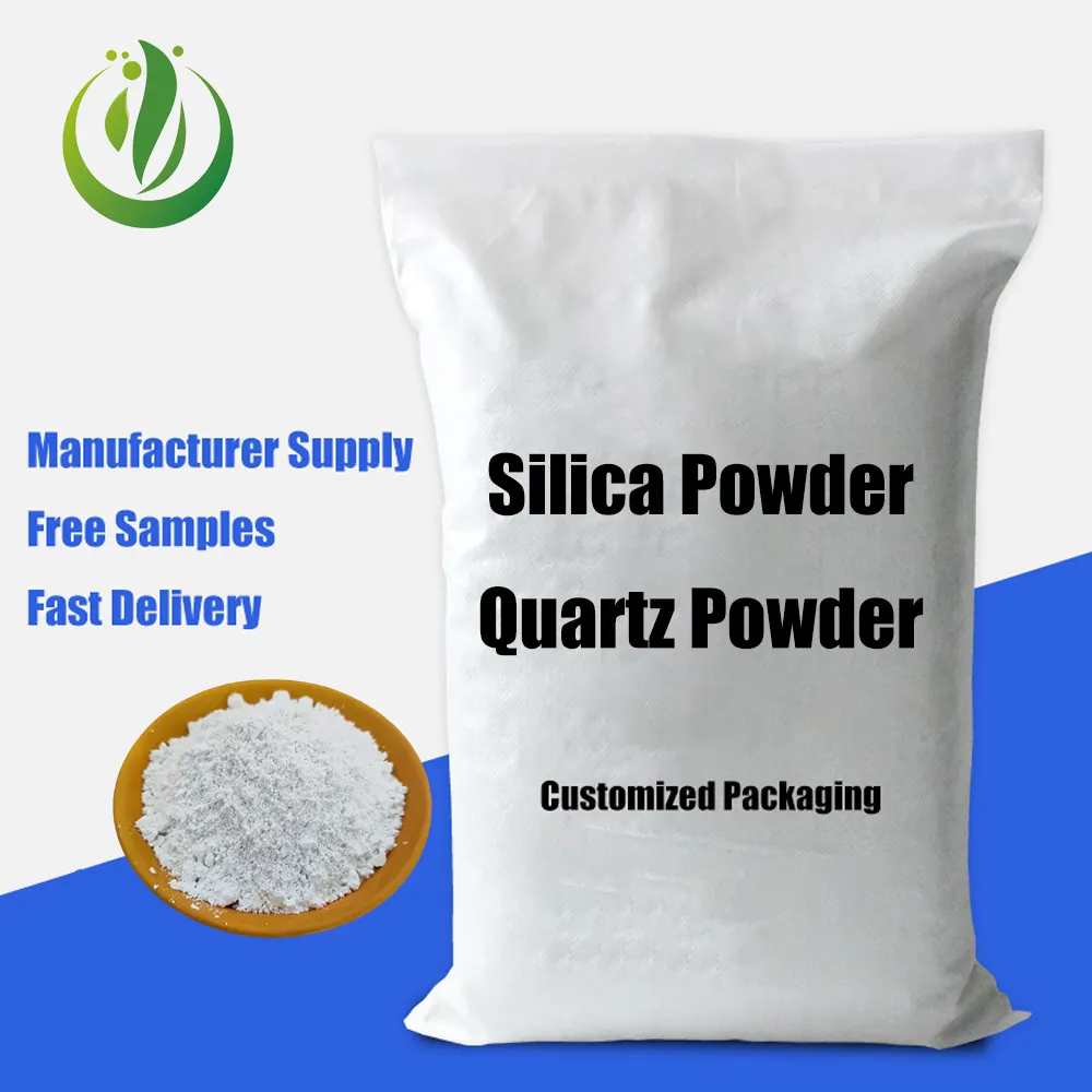 Pure Organic Micro Use Nano White Sand Gel Stone Crystal Precio F200 Polvo de cuarzo de humo de sílice cosmético para cemento Hormigón