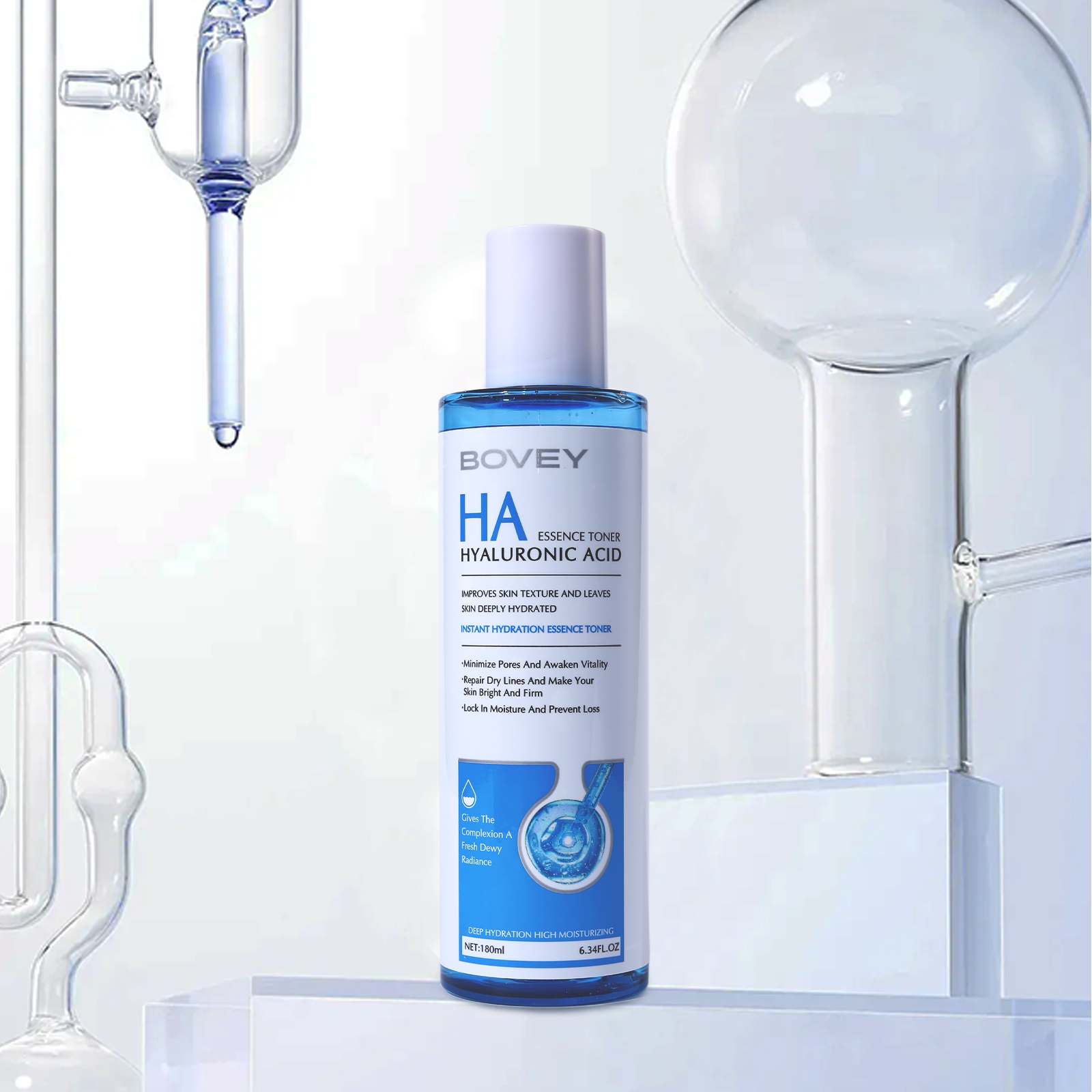 180ml Hyaluronic Acid Instant Hydration Essence Toner