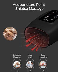 Phenitech elektrikli el Palm parmak masajı ile hava basıncı ve ısı sıkıştırma el masaj aleti - Product Image 6