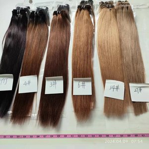 サンプルバージンブラジルエクステンション新しいヘア製品アフロキンキーウォーターウェーブライトダークブラウンバンドル、クロージャー付き