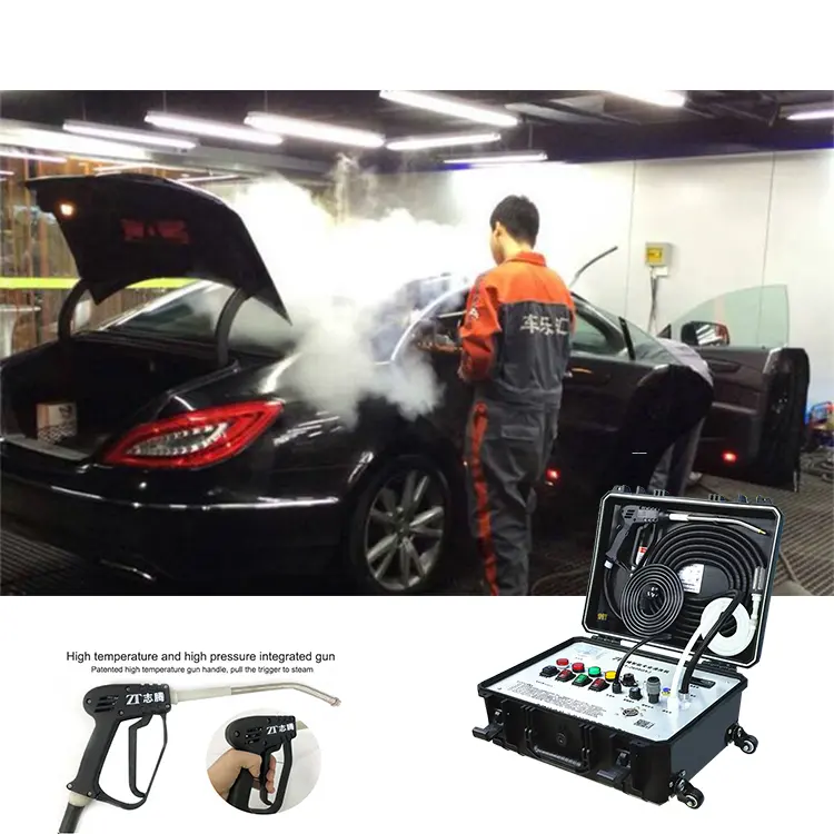 Máquina limpiadora de asientos de coche de vapor seco de alta presión, limpiador industrial de piezas de alta presión para hotel