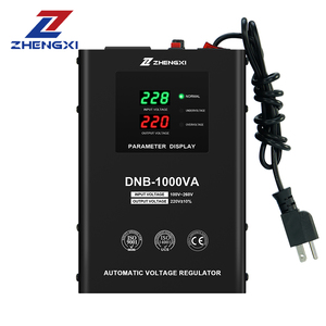 Modern 1000VA Automatic <strong>Voltage</strong> Stabilizer with LCD Display Single Phase 100V-260V AC Input 220V Relay Type Regulator SVC Use - Product Image 1