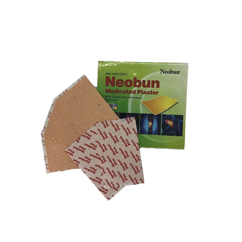 सबसे अच्छी कीमत उच्च गुणवत्ता Neobun पारंपरिक चिकित्सा पैच अदरक और Lemongrass तेल सुगंध के साथ 5 एस 9cm x 6cm