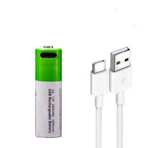 Perakendeci sıcak Li-ion pil paket AA AAA tip-c Port şarj edilebilir piller 26001.5 V lityum pil aa aaa USB Li ion hücre - Product Image 2