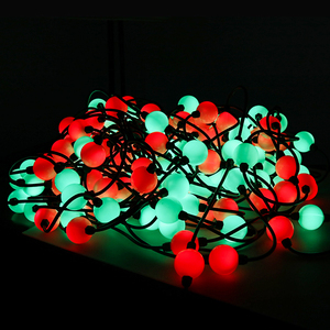 SHIJI 360 Pixel RGB LED Kugel Lichterketten Bunte Steuerungs software Weihnachts dekoration DC12V DMX512 Kunststoff für die Landschaft - Product Image 5
