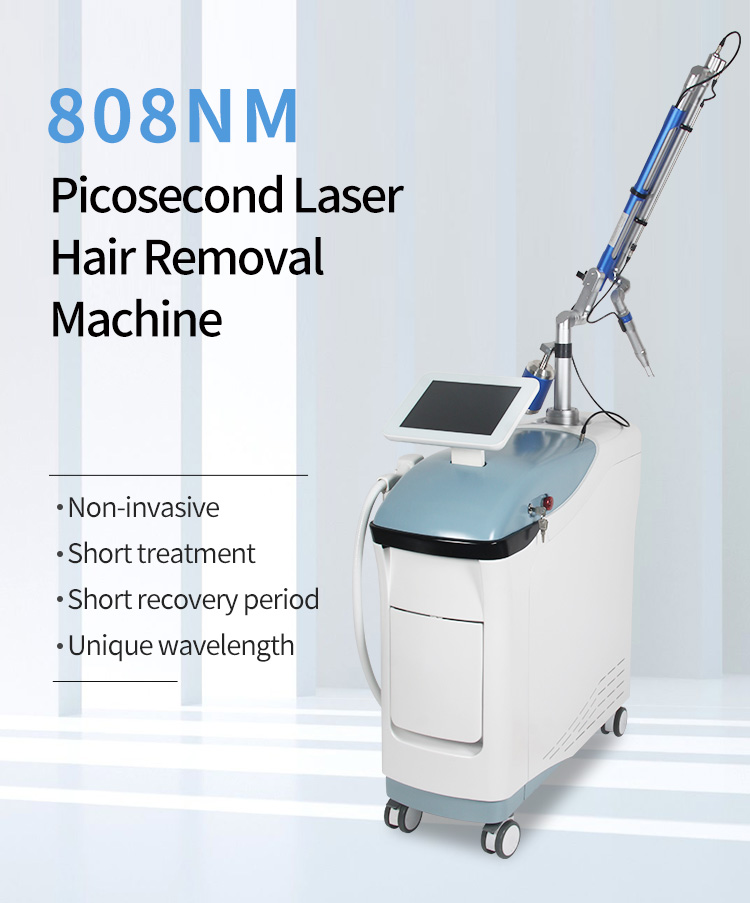 New machine diode laser 755 808 1064 hair removal picosecond laser tattoo removal machine 808nm pico second