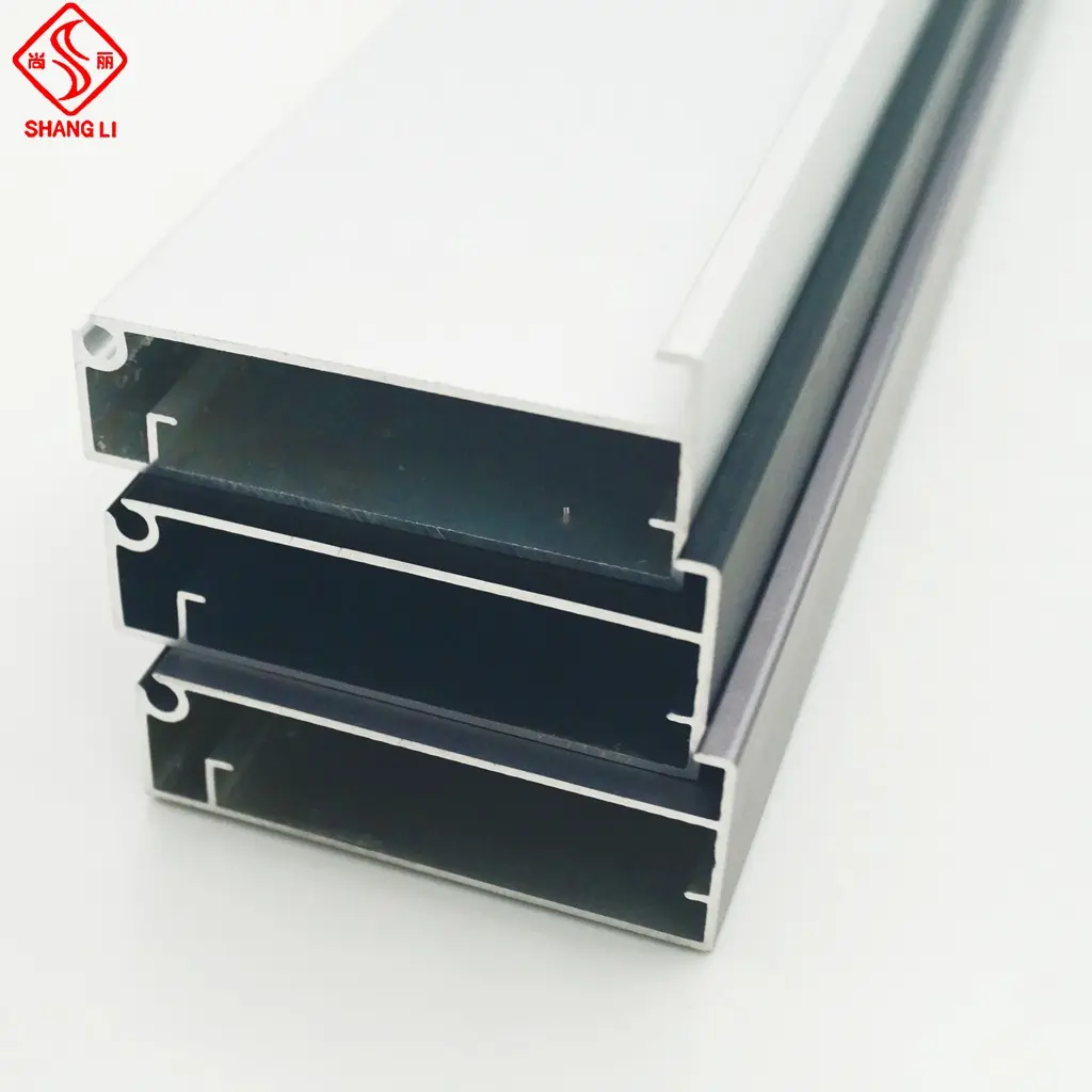 Cadre moulé sous pression cnc usinage de pièces en aluminium extrusion profilé fenêtre porte et fenêtre cadre pour armoire de cuisine