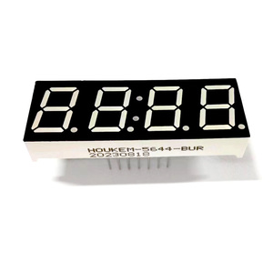 Ultra rote 14-polige 0,56 Zoll 4-stellige 7-Segment-<span class=keywords><strong>LED</strong></span>-Anzeige für Zeit schalt uhr Houkem-5644-A/BUR (300-350mcd)