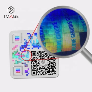 Etiqueta de seguridad de código QR, holograma 3d personalizado, Anti-Falso, para la autenticación de producto - Product Image 4