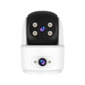 <strong>Memory</strong> Card Dual Lens Dual View Intelligent Alarm Detector Video Recorder Wireless 2 Way Talk 4MP Ultra HD Indoor PT <strong>Camera</strong>
